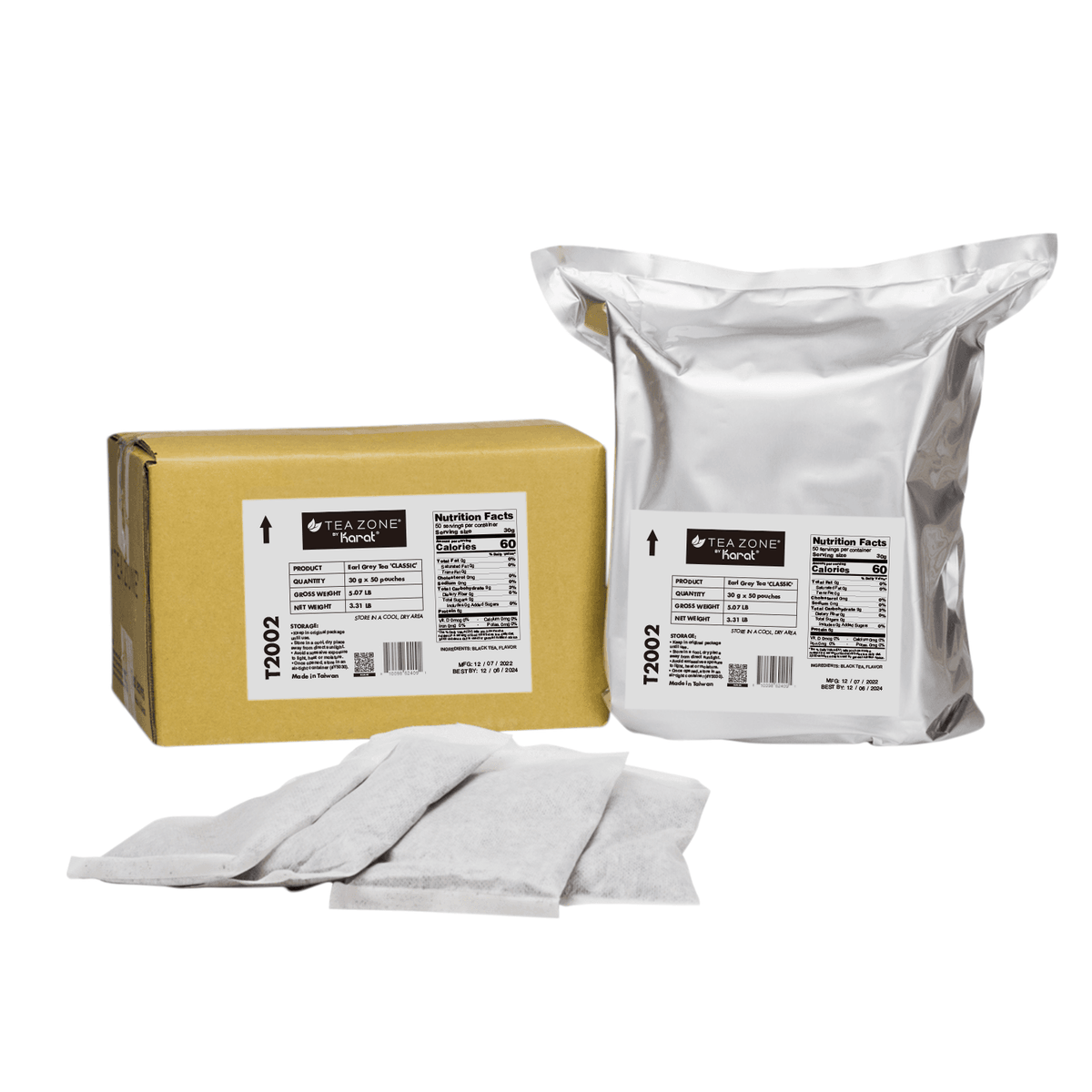 Tea Zone Classic Earl Grey Tea — Case of 50 bags
