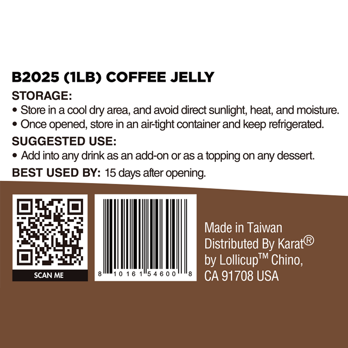 Tea Zone Coffee Jelly — Jar (1 lb) — product photo 7