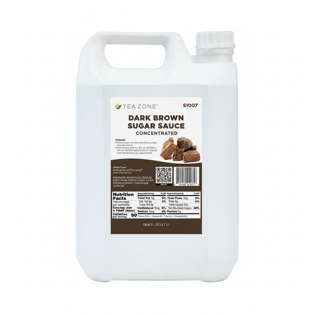 Tea Zone Concentrated Dark Brown Sugar Sauce — Bottle (3.7L)