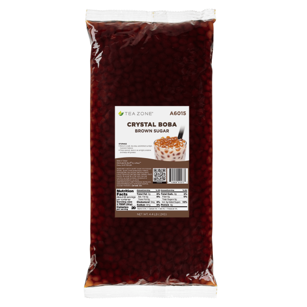 Tea Zone Crystal Boba, Brown Sugar — Case of 6 bags — product photo 7