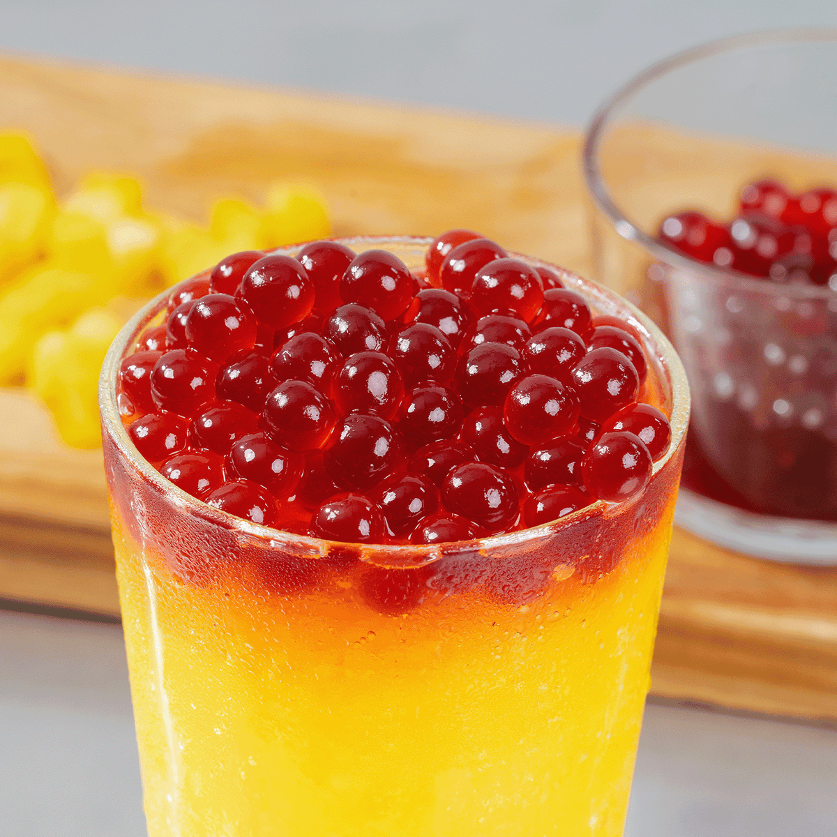Tea Zone Dragon Fruit POPPING PEARLS — Jar (7 lbs) — product photo 2