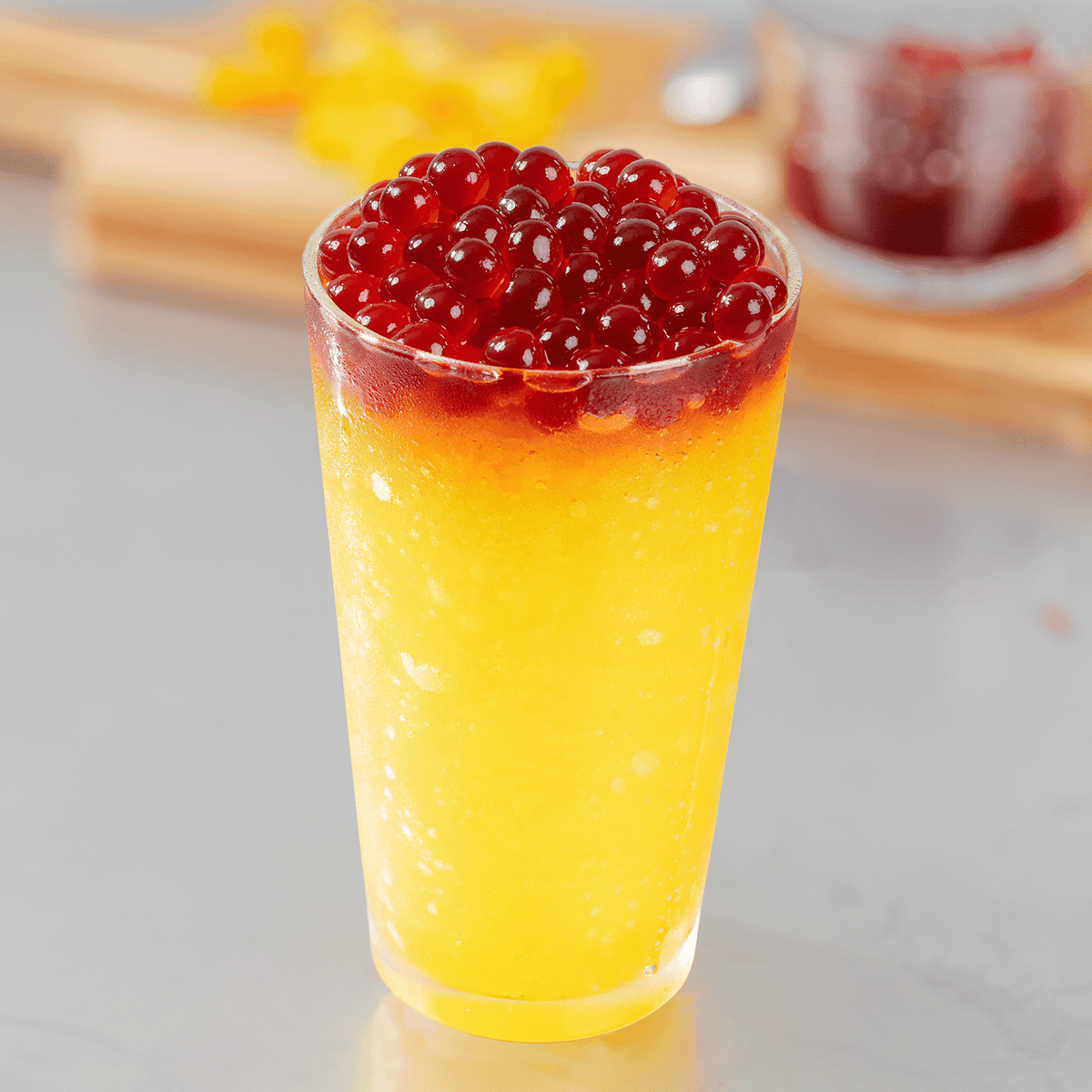 Tea Zone Dragon Fruit POPPING PEARLS — Jar (7 lbs) — product photo 4