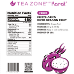 Tea Zone Freeze-Dried Dragon Fruit, Diced — Case of 12 bags — product photo 7