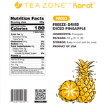 Tea Zone Freeze-Dried Pineapple, Diced — Bag — product photo 7