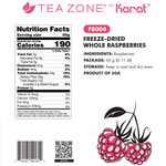 Tea Zone Freeze-Dried Raspberry, Whole — Bag — product photo 7