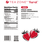 Tea Zone Freeze-Dried Strawberry, Sliced — Case of 12 bags — product photo 7