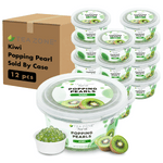 Tea Zone Kiwi POPPING PEARLS (1 lb each) — 12 Jars