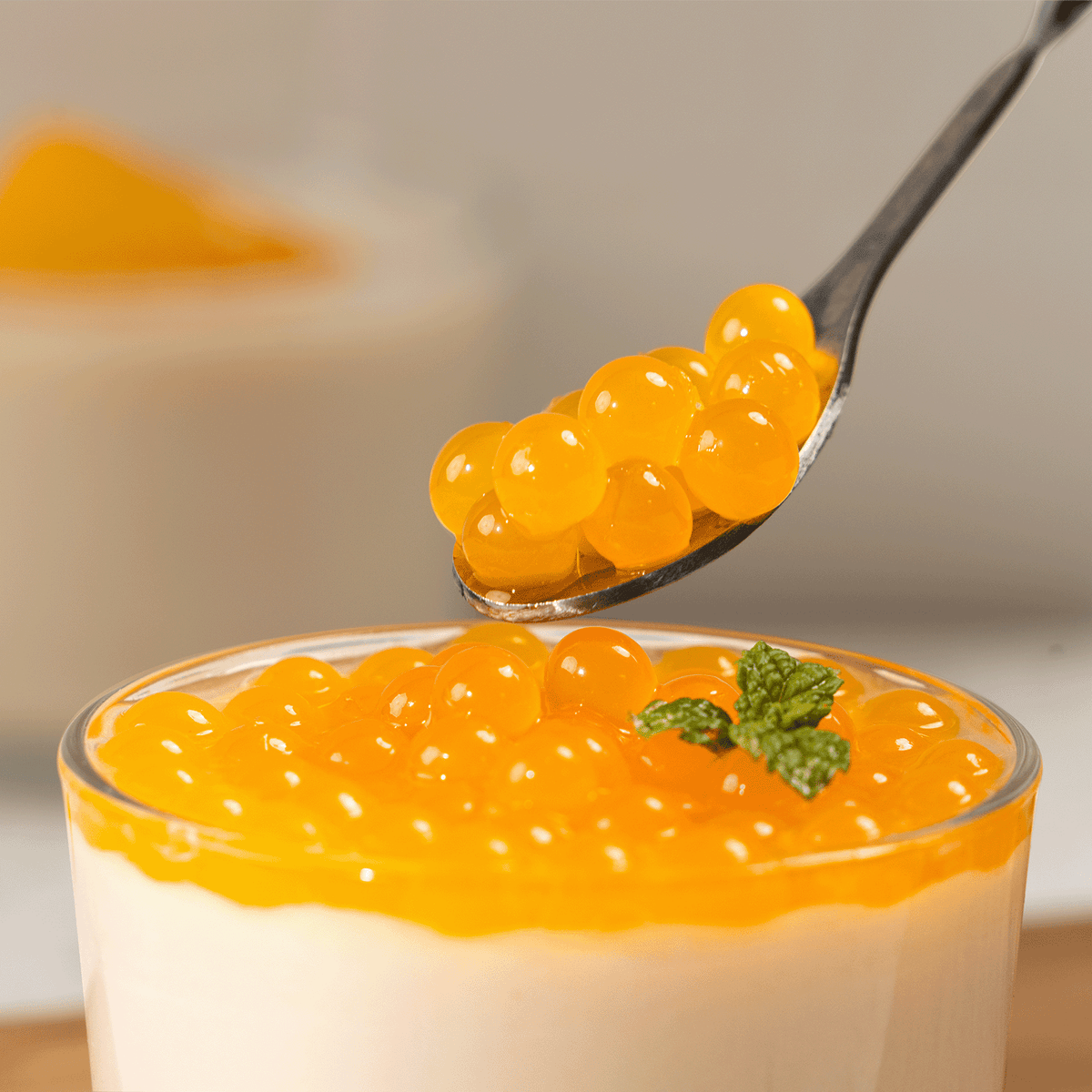 Tea Zone Mango POPPING PEARLS (1 lb each) — 12 Jars — product photo 4