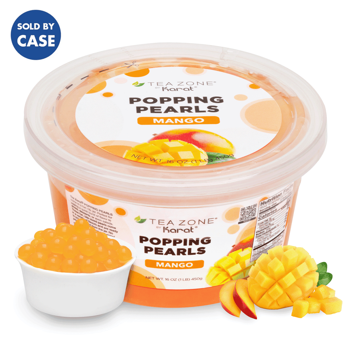 Tea Zone Mango POPPING PEARLS (1 lb each) — 12 Jars — product photo 7