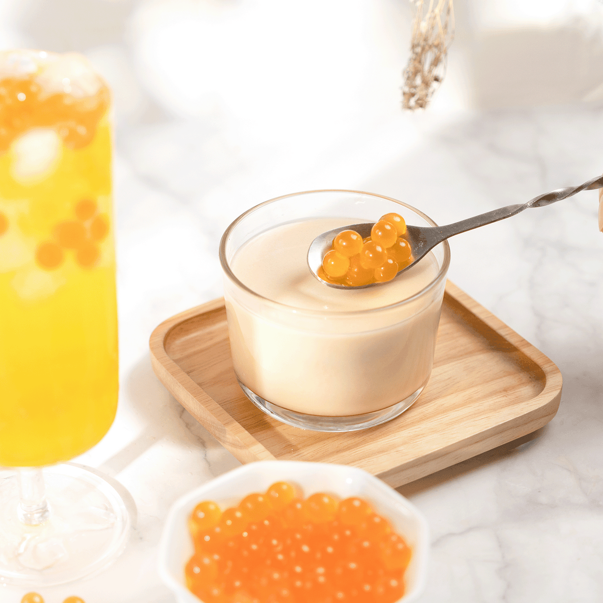 Tea Zone Passion Fruit POPPING PEARLS (1 lb each) — 12 Jars — product photo 3