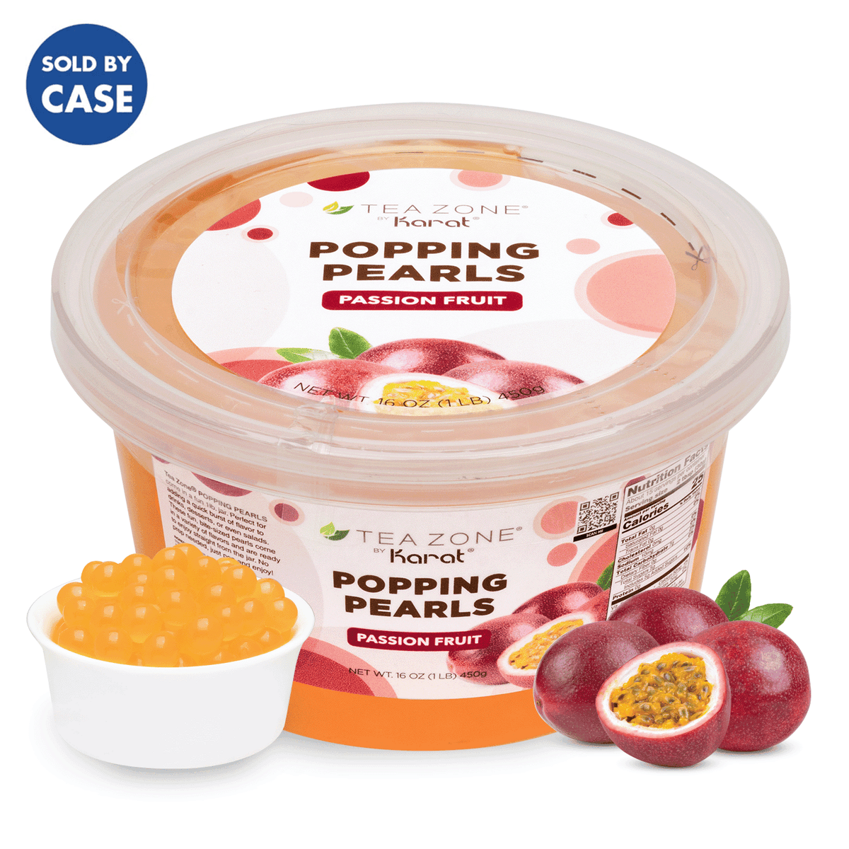 Tea Zone Passion Fruit POPPING PEARLS (1 lb each) — 12 Jars — product photo 5