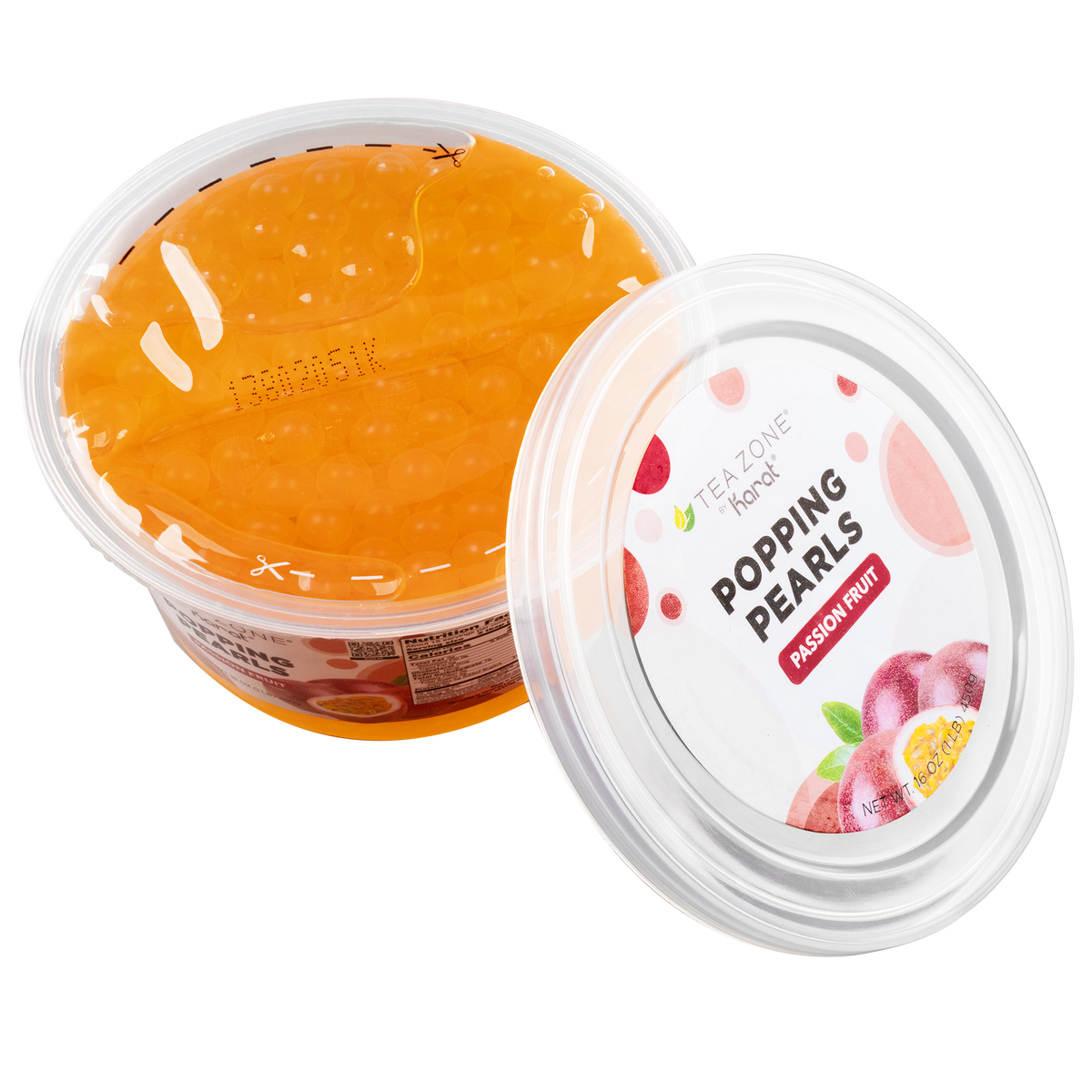 Tea Zone Passion Fruit POPPING PEARLS (1 lb each) — 12 Jars — product photo 7