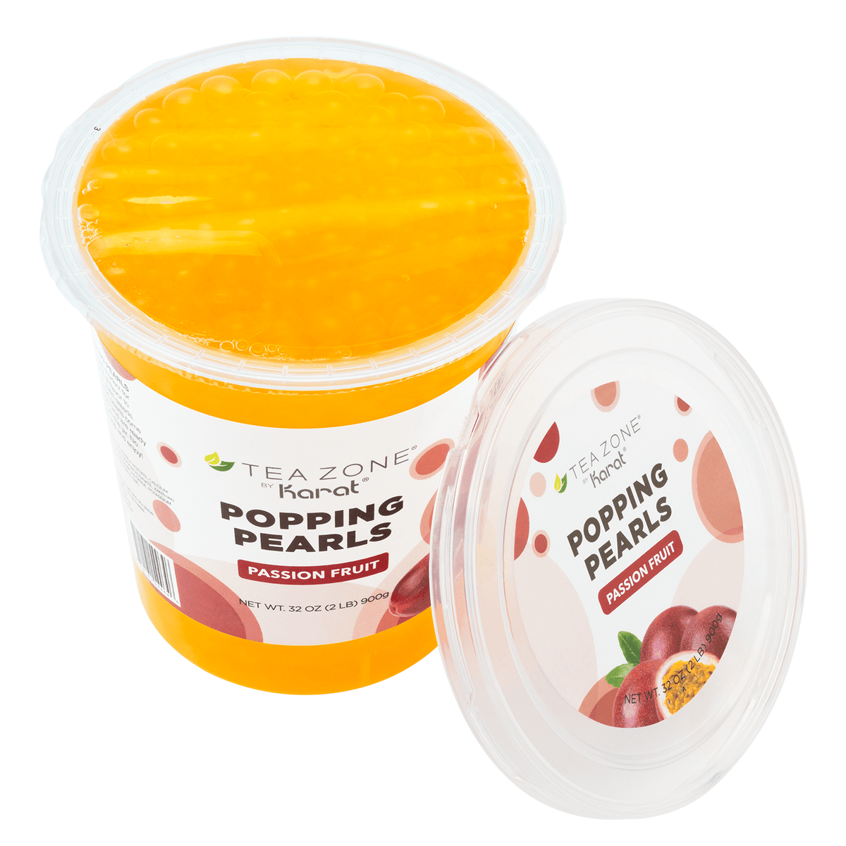 Tea Zone Passion Fruit POPPING PEARLS (2 lb each) — 12 Jars — product photo 7
