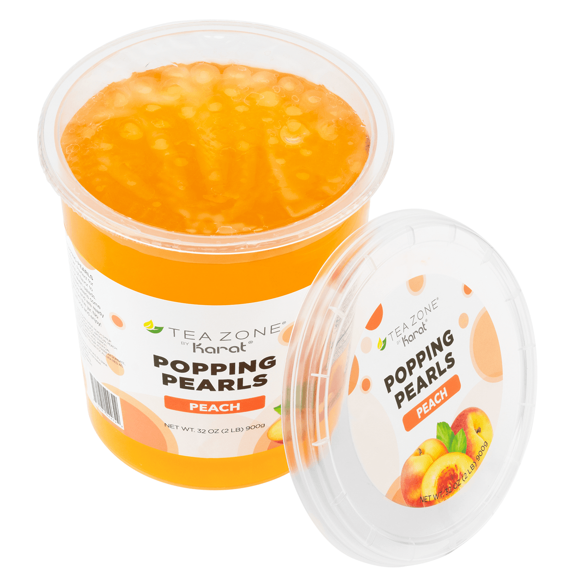 Tea Zone Peach POPPING PEARLS (2 lb each) — 12 Jars — product photo 6