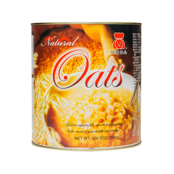 Tea Zone Premium Natural Oats — Can (6.83 lb)