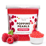 Tea Zone Raspberry POPPING PEARLS — Jar (7 lbs)
