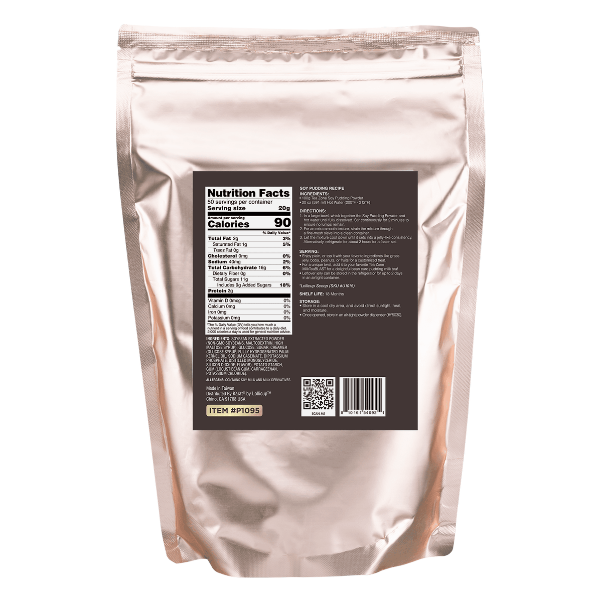Tea Zone Soy Pudding Powder — Bag (2.2 lbs) — product photo 8