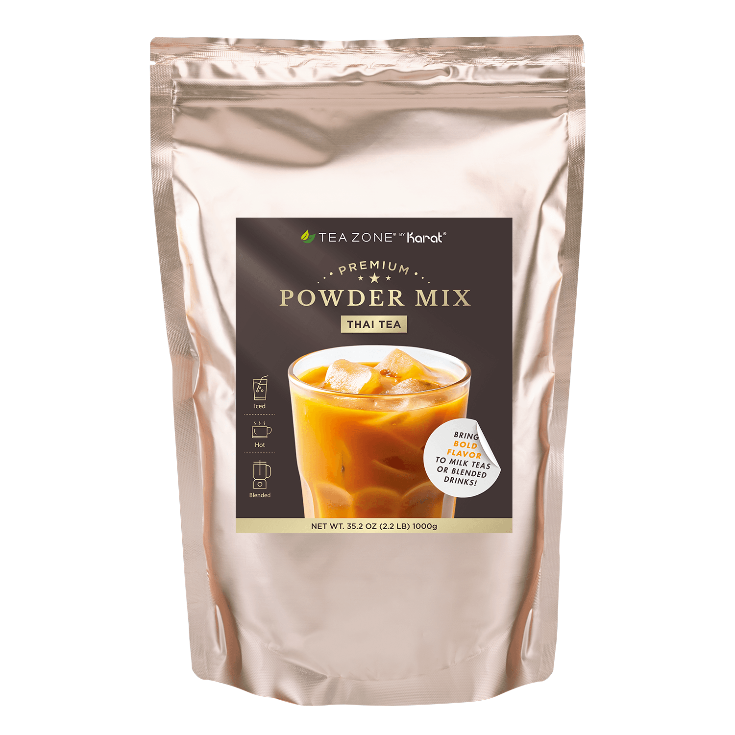 Tea Zone Thai Tea Powder — Bag (2.2 lbs)