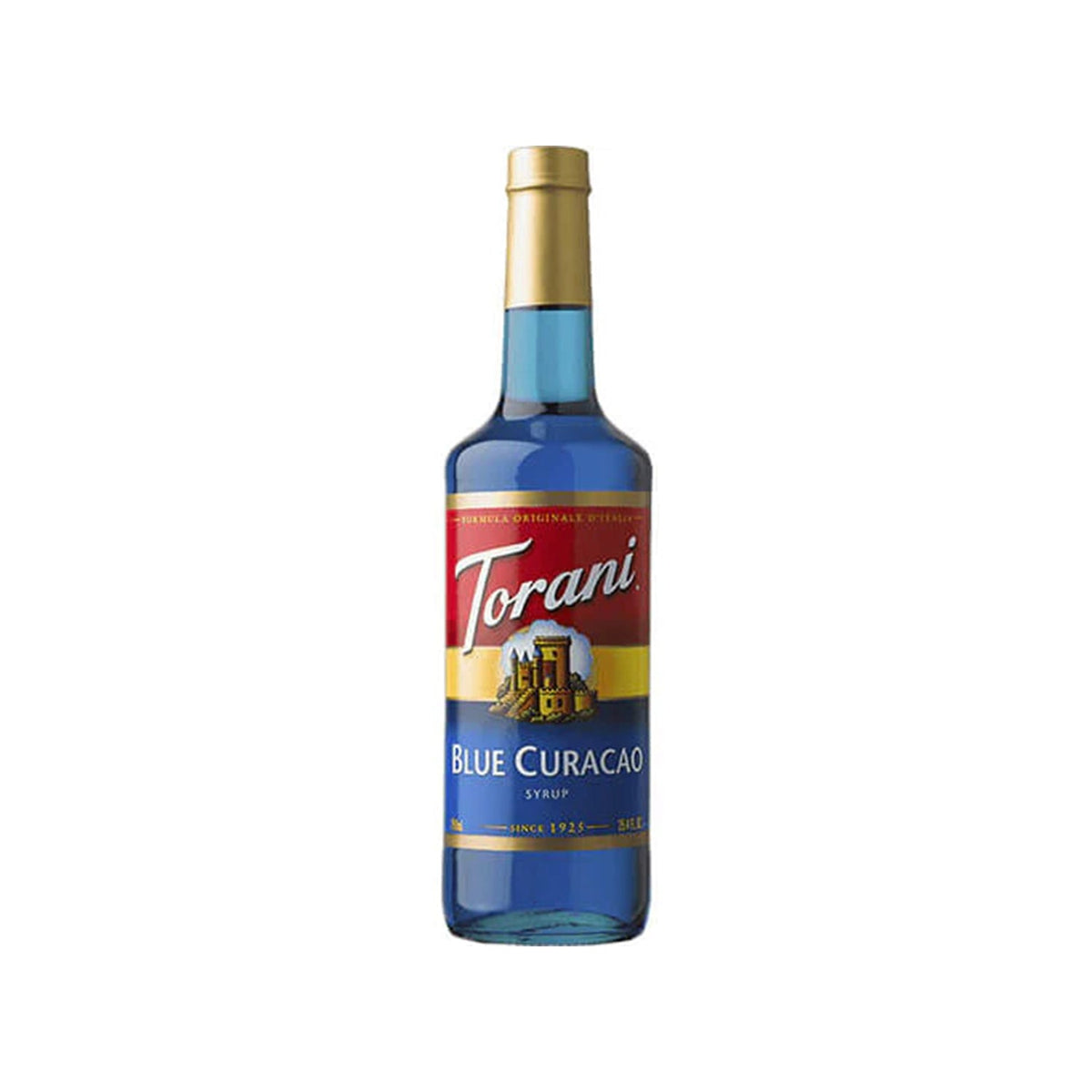 Torani Blue Curacao Syrup — Bottle (750 mL)