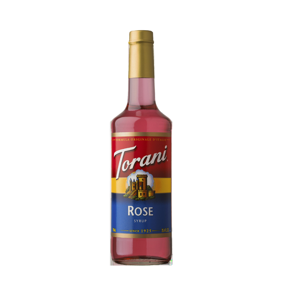 Torani Rose Syrup — Bottle (750 mL)