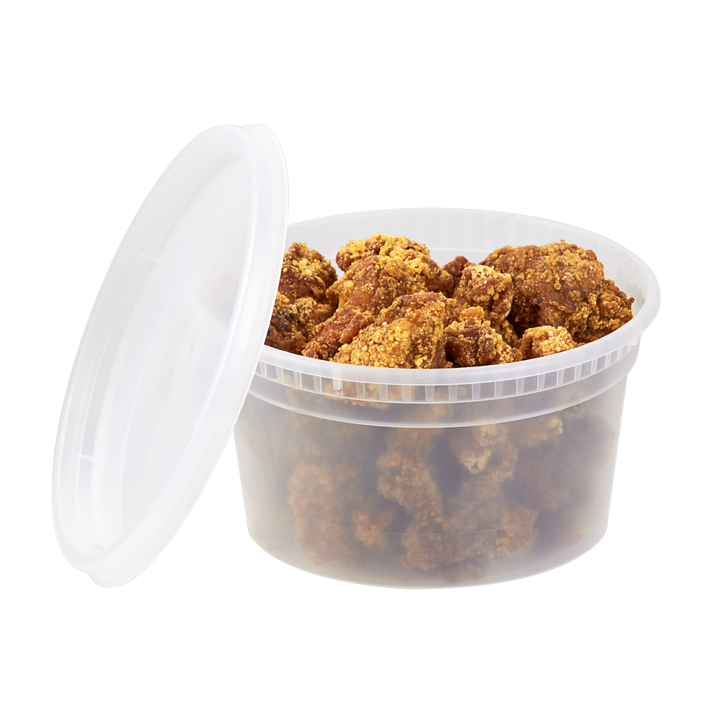 12oz Injection Molded Deli Containers with Lids - 12 oz Soup Containers - 240 ct-To-Go Packaging-Karat-Restaurant Supply Drop
