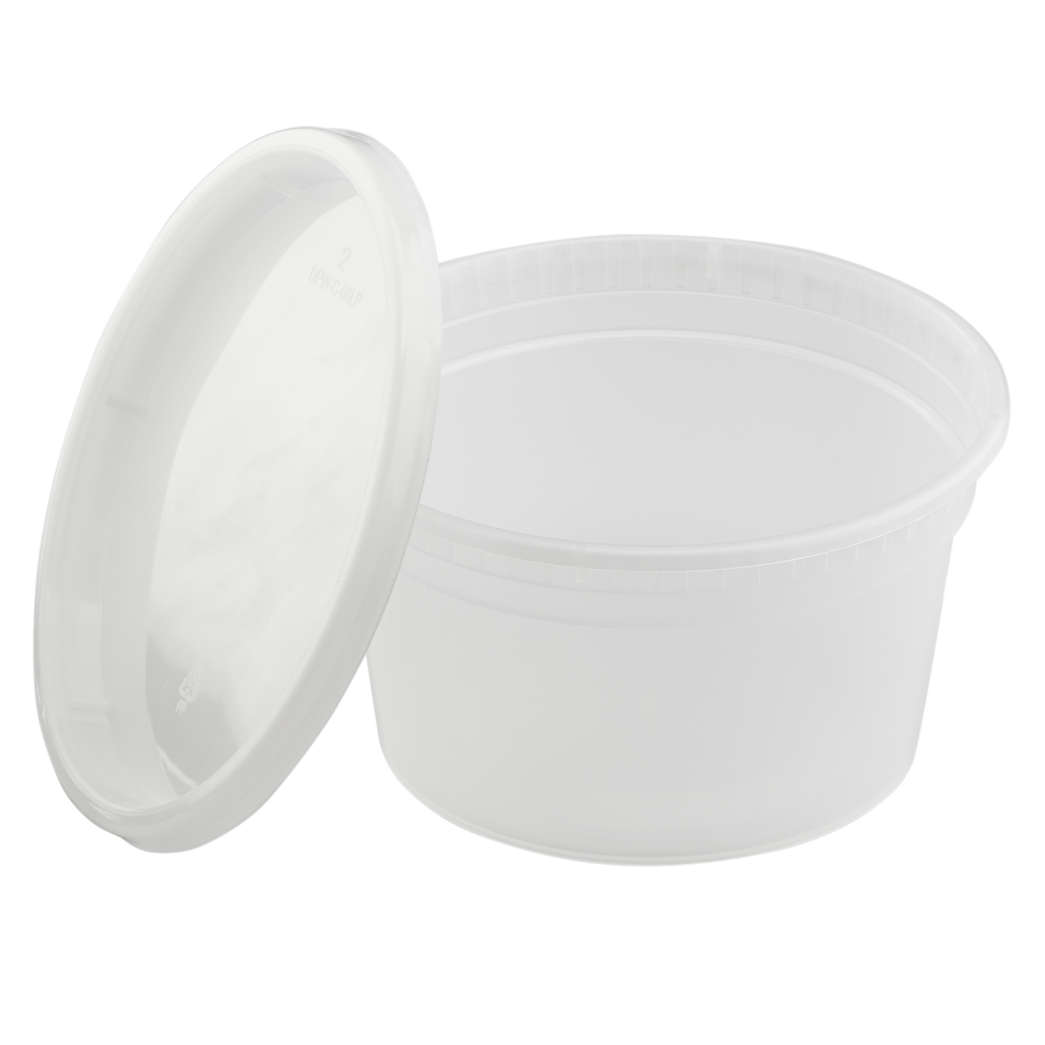 12oz Injection Molded Deli Containers with Lids - 12 oz Soup Containers - 240 ct-To-Go Packaging-Karat-Restaurant Supply Drop