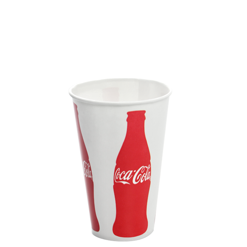 12oz Paper Cold Cups - Coca Cola (84mm) - 1,000 ct-Cups & Lids-Karat-Restaurant Supply Drop