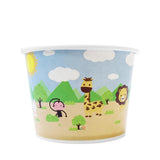 12oz Paper Food Containers - Safari Kids Design - 1000 count-To-Go Packaging-Karat-Restaurant Supply Drop