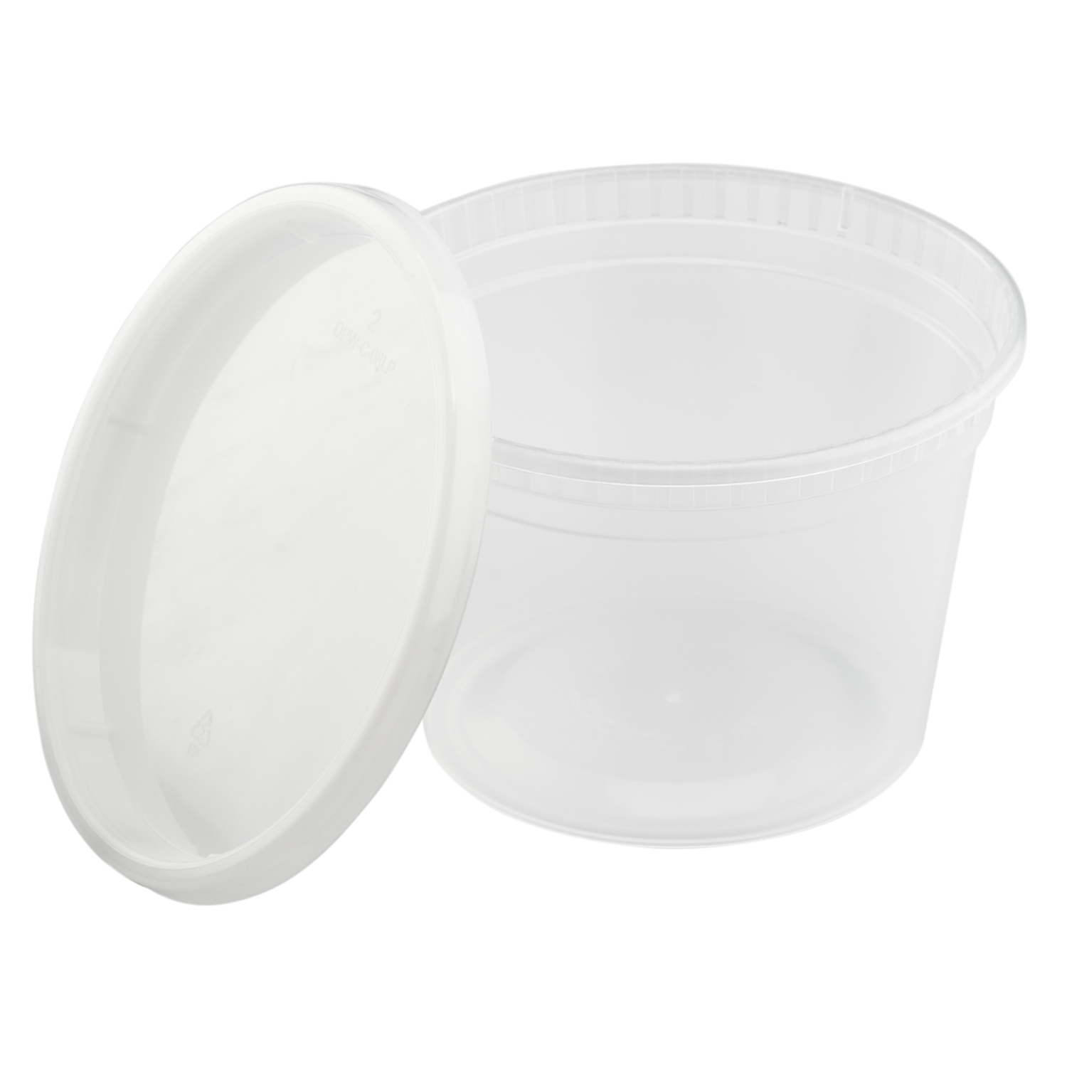 16oz Injection Molded Deli Containers with Lids - 240 ct-To-Go Packaging-Karat-Restaurant Supply Drop