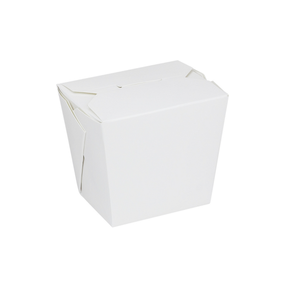 Small Oyster Pails - Paper Food Pail 16oz Chinese Takeout Containers - White - 450 Count-Karat