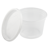 16oz Injection Molded Deli Containers with Lids - 240 ct-Karat