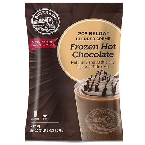 20 Below Frozen Hot Chocolate - Big Train Mix - Bag 3.5 pounds-Powdered Base-Big Train-Restaurant Supply Drop