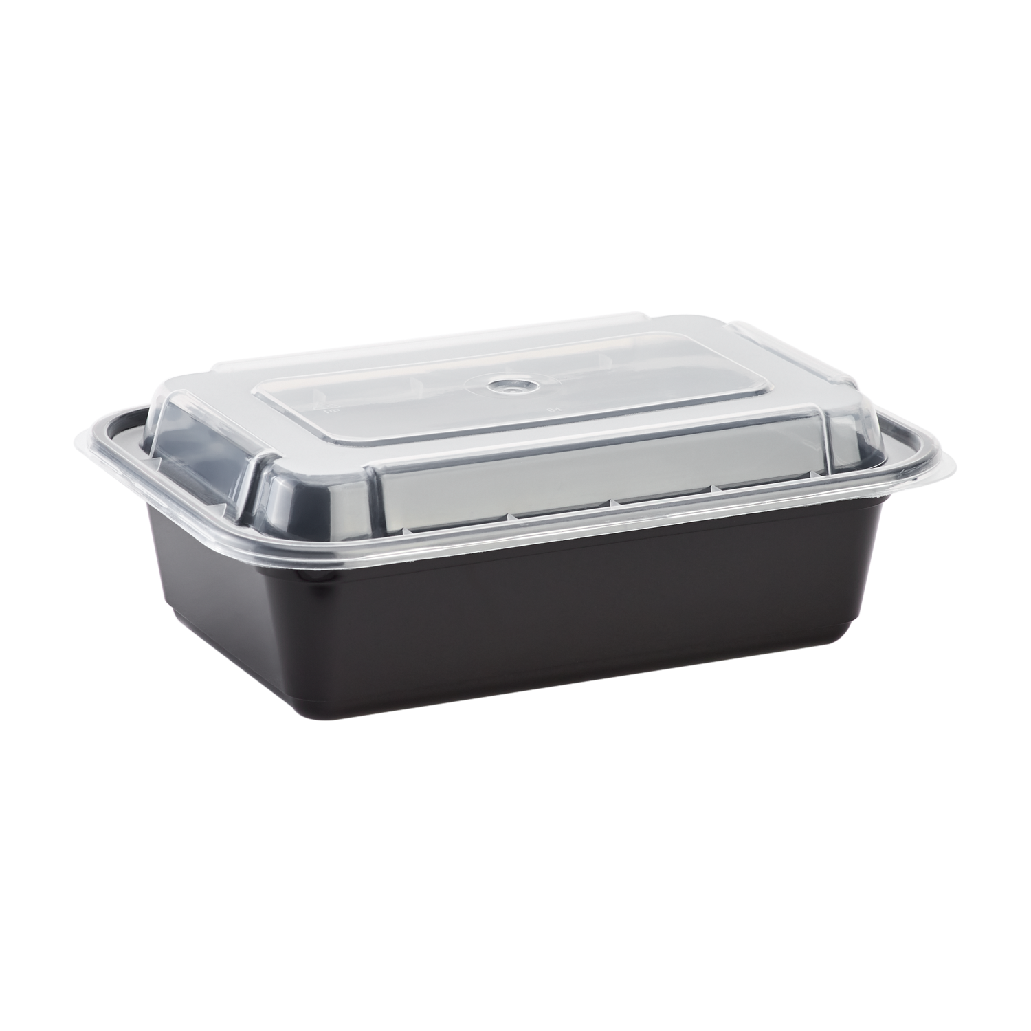 24 oz Meal Prep Containers - 24oz Microwavable Rectangular Food Containers & Lids - Black - 150 ct-To-Go Packaging-Karat-Restaurant Supply Drop