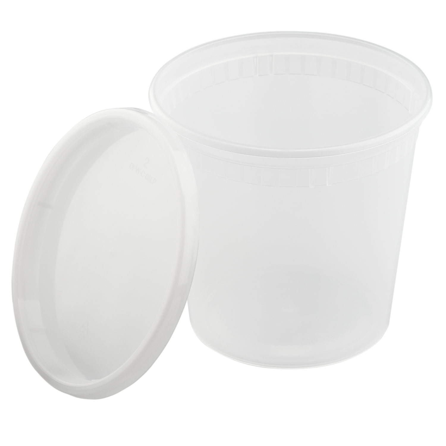 24oz Injection Molded Deli Containers with Lids - 24 oz Plastic Soup Containers - 240 ct-To-Go Packaging-Karat-Restaurant Supply Drop