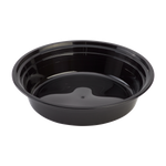24oz Meal Prep Container - 24 oz Microwavable Round Food Containers & Lids - Black - 150 ct-To-Go Packaging-Karat-Restaurant Supply Drop