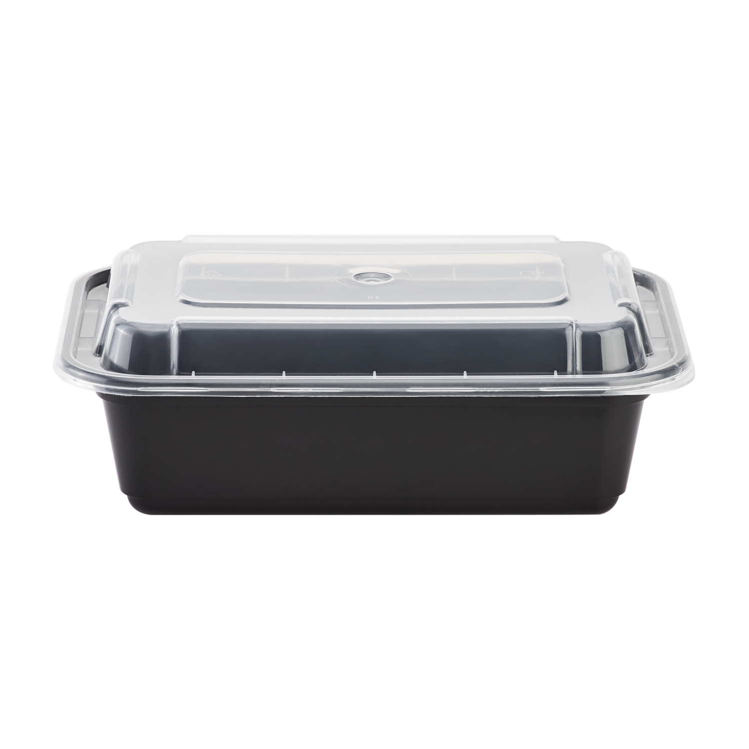 24oz Rectangle Oblong Plastic to-Go Container, 24oz Takeout