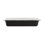 28oz Meal Prep Container - Microwavable Rectangular Food Containers & Lids - Black - 150 ct-To-Go Packaging-Karat-Restaurant Supply Drop