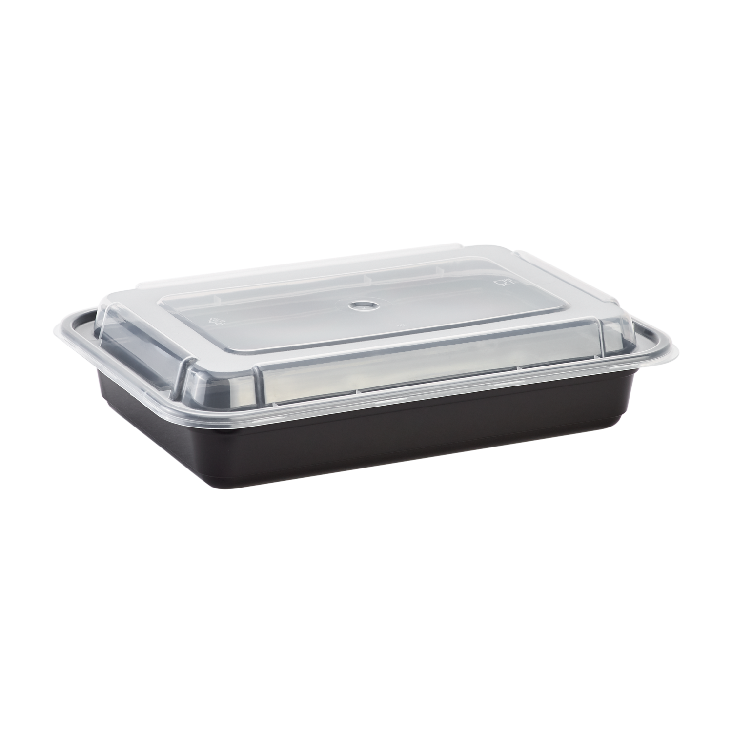 28oz Meal Prep Container - Microwavable Rectangular Food Containers & Lids - Black - 150 ct-To-Go Packaging-Karat-Restaurant Supply Drop