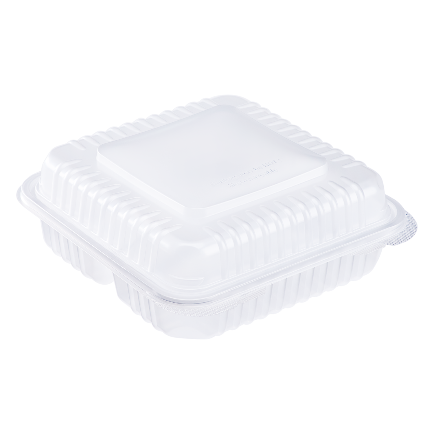 3 Compartments Hinged Takeout Boxes | Extra Large Clamshell Containers