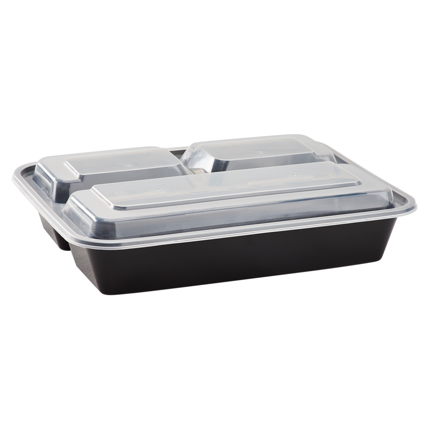 Moretoes 50 Pack 32 oz Meal Prep Containers 3 Compartment Plastic Food  Storages with Lids, Reusable Food Take-Out Lunch Box