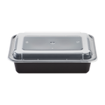 38oz Meal Prep Containers ~ Microwavable Rectangular Food Containers & Lids - Black - 150 ct-To-Go Packaging-Karat-Restaurant Supply Drop