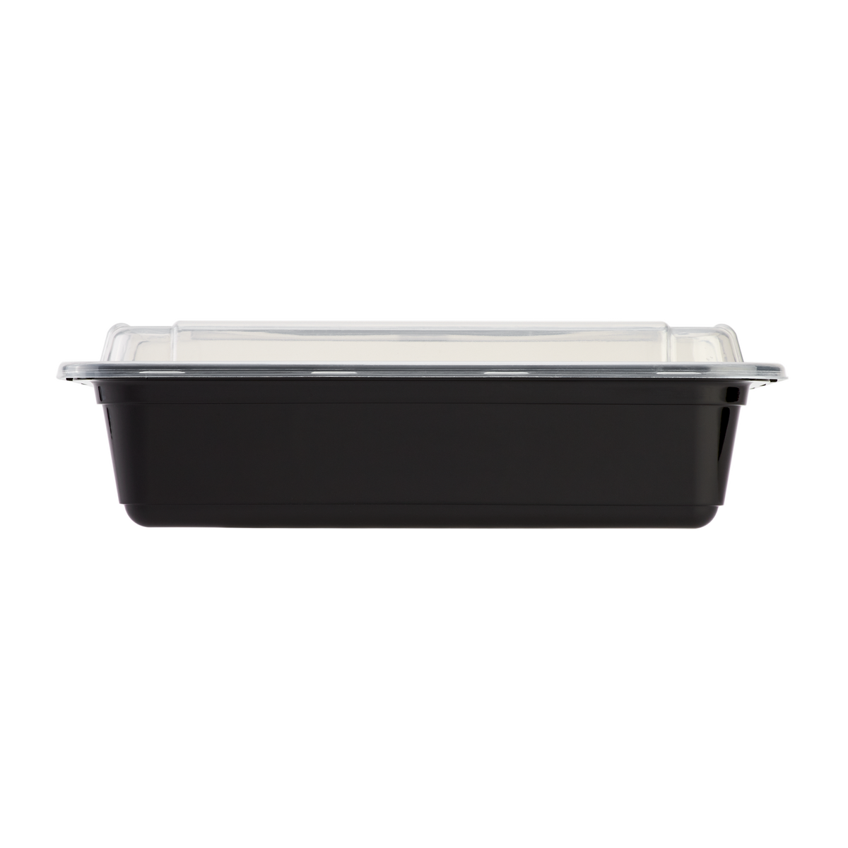 38oz Meal Prep Containers ~ Microwavable Rectangular Food Containers & Lids - Black - 150 ct-To-Go Packaging-Karat-Restaurant Supply Drop