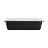 38oz Meal Prep Containers ~ Microwavable Rectangular Food Containers & Lids - Black - 150 ct-To-Go Packaging-Karat-Restaurant Supply Drop