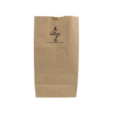 4 lb Paper Bag- Kraft - 500 ct-To-Go Packaging-Karat-Restaurant Supply Drop