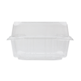 6'' x 6'' Hinged Containers - Small Clamshell Takeout Boxes - Karat PET Plastic - 500 ct-To-Go Packaging-Karat-Restaurant Supply Drop