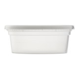 8oz PP Injection Molded Deli Containers & Lids - 240 ct-To-Go Packaging-Karat-Restaurant Supply Drop