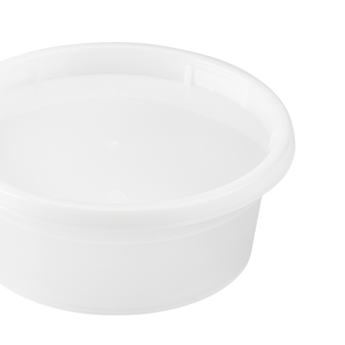 8oz PP Injection Molded Deli Containers & Lids - 240 ct-To-Go Packaging-Karat-Restaurant Supply Drop