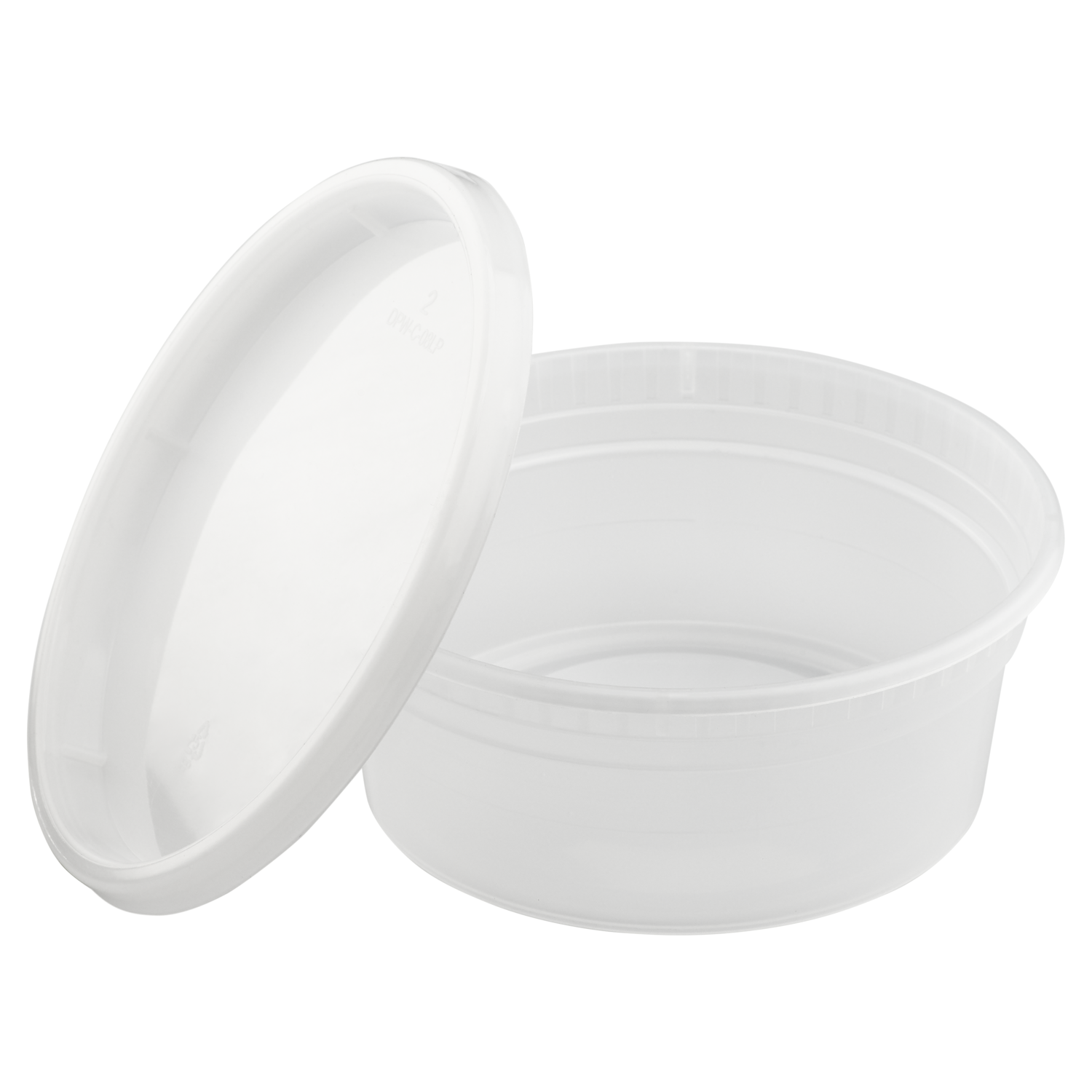 8oz PP Injection Molded Deli Containers & Lids - 240 ct-To-Go Packaging-Karat-Restaurant Supply Drop