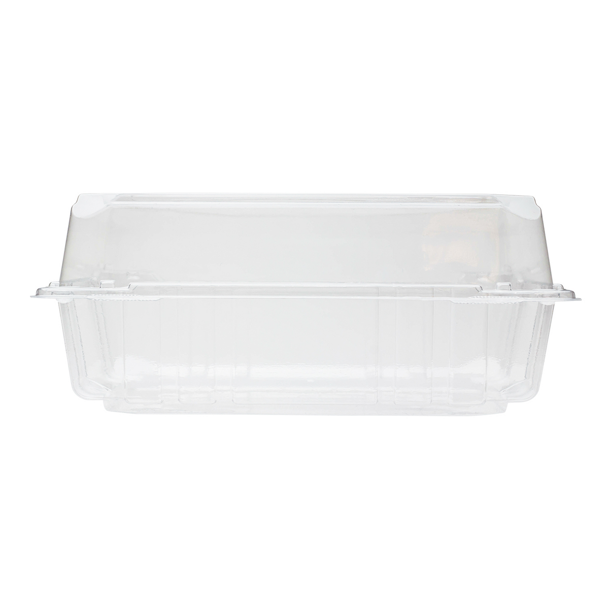 8''x8'' Hinged Containers - Large Clamshell Takeout Boxes - Karat PET Plastic - 250 count-To-Go Packaging-Karat-Restaurant Supply Drop