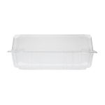 9x5 Hinged Containers - Half Clamshell Takeout Boxes - Karat PET Plastic - 250 ct-To-Go Packaging-Karat-Restaurant Supply Drop